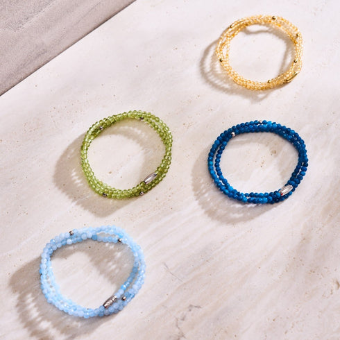 Aquamarine | .925 Sterling Silver | Gemstone Wrap